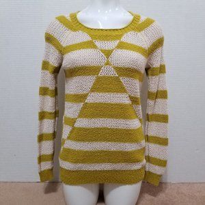 Wallace sweater Size? Color Chronicle striped pullover intarsia chevron knit